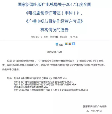 2017年度廣電許可證不合格1835家，揭秘背后原因竟是節(jié)目制作經(jīng)營